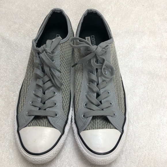 Converse All Star unisex Overlay Smoke Gray Womens 12/ mens 10 - Picture 2 of 10